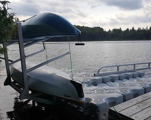 kayak rack and launch (launch not included)