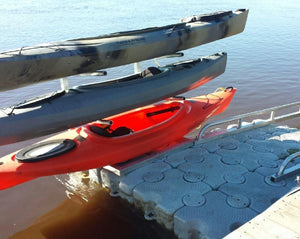 kayak rack and launch (launch not included)